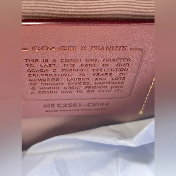 ‼️last one‼️NWT！Coach X Peanuts Sprint Backpack In Signature With Patches（CBI44） - Picture 8 of 13